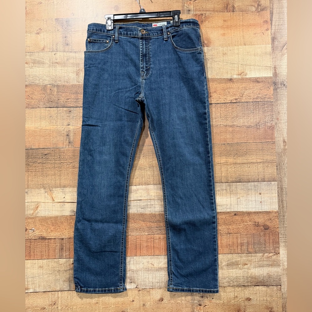 Wrangler Slim Straight Mens Jeans Size 36